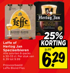  leffe hertog jan blikjes bier speciaalbieren 6 25 blonde blond soorten stuk fles grand prestige 