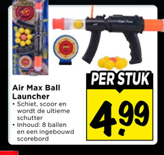 klik op dit plaatje voor een vergroting en voor vergelijkbare aanbiedingen gerelateerd aan
8 air ball launcher schiet scoor ultieme inhoud ballen scorebord stuk 8 air ball launcher schiet scoor ultieme inhoud ballen scorebord stuk