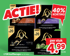  douwe egberts l or koffiecups 10 11 18 20 40 aluminium capsules ge lungo estremo intensity compatible with nespresso coffee machines compatibles avec les mcafee las vel espresso profondo original cafe ground ristretto pak stuks stuk 