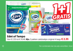  1 2 3 4 10 12 composteerbaar papier edet superior 3x herbruikbaar keukenpapier ster power tempo compact huls natural aloe vera easypull original navulling reinigt beter pakken zakdoekjes combinatie 