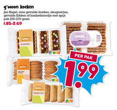  koeken jan hagel mini gevulde deugnietjes flikken spijs pak gwoon dag 