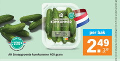  1 2 3 100 400 natuur boer snoepgroente komkommer groente shout mattel bak beter land oorsprong nederland productvarianten 
