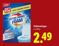  toiletreiniger 4 100 bags with 3x power removes grove toilet cleaning powder active helps removal bad odeur foam 