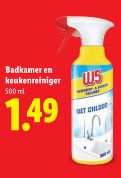  500 badkamer keukenreiniger ml keuken reiniger chloor 