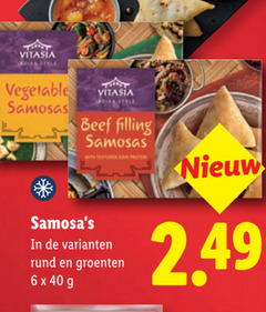 klik op dit plaatje voor een vergroting en voor vergelijkbare aanbiedingen gerelateerd aan
6 40 vitasia indian style vegetable samosas beef filling with protein rund groenten 6 40 vitasia indian style vegetable samosas beef filling with protein rund groenten