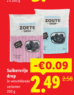  drop 2 200 suikervrije zoete zoute 