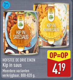  drie eiken kip satesaus kerriesaus saus meerdere 