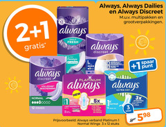  always incontinentieverband maandverband 1 2 3 12 15 600 40000 urineverlies discreet bescherming normal verbanden carton daily fresh slim flexistyle perfume l dailies 44-54 platinum multipakken les odeurs voile spaar new light day pads serviettes contour flex 5x protection leaks mess bunch odour verband wings stuks 3x punt 