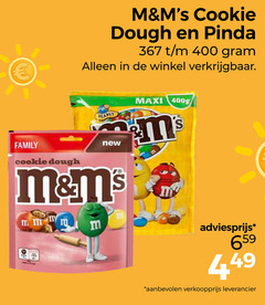  400 cookie dough pinda family peanut new maxi 