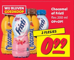  fristi chocomel drinkyoghurt chocolademelk 2 200 fles ml 