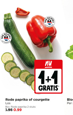  courgette paprika 1 2 4 nederland fit rode stuks 