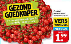  500 gezond goedkoper zomerse vers streek cocktail trostomaten schaal voordeel 