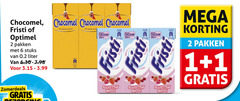  chocomel fristi optimel chocolademelk drinkyoghurt 1 2 6 44 100 pakken stuks enige calcium liter 3.99 paar vet mega rood fruit 
