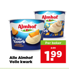  almhof kwark volle spaanse sinaasappel beker 