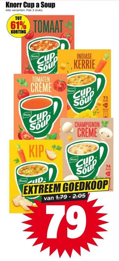 klik op dit plaatje voor een vergroting en voor vergelijkbare aanbiedingen gerelateerd aan
knorr cup a soup soep 3 pak stuks tomaat knows tomaten creme kip indiase kerrie champignon extreem knorr cup a soup soep 3 pak stuks tomaat knows tomaten creme kip indiase kerrie champignon extreem