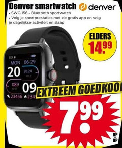 20 denver bluetooth sportwatch sportprestaties dagelijkse activiteit slaap elders extreem 