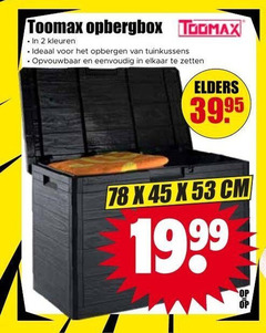  2 45 opbergbox kleuren opbergen tuinkussens opvouwbaar elders cm 