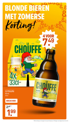  la chouffe speciaalbieren 1 2 4 5 8 30 33 50 blonde bieren zomerse 4x blond bekijk biere bier beer belgian strong brasserie 330ml dagen voorafgaand 