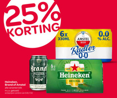  heineken brand 0.0 amstel radler bier blikjes 6 25 6x 330ml pilsener slikken blik varieeren www original puur gerstemout 