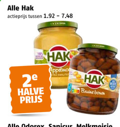  hak bonen appelmoes groenteconserven 12 100 actieprijs open 2e halve vira wma bruine 