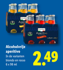 klik op dit plaatje voor een vergroting en voor vergelijkbare aanbiedingen gerelateerd aan
6 aperitivo ml alcoholvrije rosso 6 aperitivo ml alcoholvrije rosso