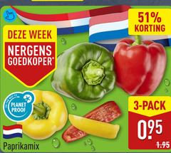  paprika 3 week goedkoper wa paprikamix pack 