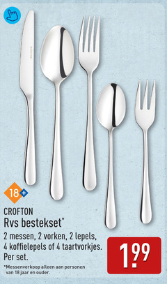  besteksets 2 4 18 rvs bestekset messen vorken lepels koffielepels taartvorkjes personen jaar ouder 