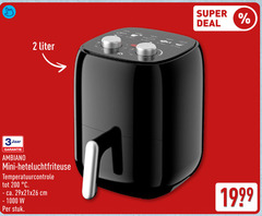 klik op dit plaatje voor een vergroting en voor vergelijkbare aanbiedingen gerelateerd aan
2 200 1000 liter 3jaar mini heteluchtfriteuse temperatuurcontrole ca. cm stuk super deal 2 200 1000 liter 3jaar mini heteluchtfriteuse temperatuurcontrole ca. cm stuk super deal
