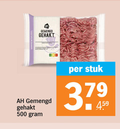  379 500 varkensvlees gemengd gehakt stuk 