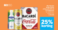  mixdrank 5 25 250 nix18 natural citrus flavours adult premium absolut vodka sprite bacardi ml multipacks varieeren absolu limon lemonade with rum lemon juice sparkling water mixed coca cola mix enjoy chilled 250ml 4x 