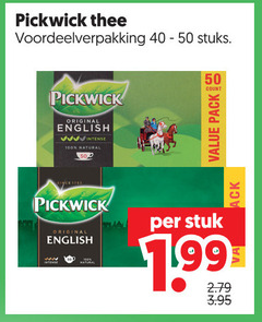  pickwick thee 40 50 100 500 stuks count original english natural since pack stuk 