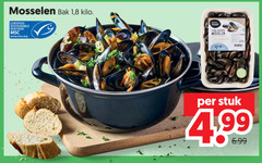  mosselen bak 1 8 kilo certified seafood www.msc.org verse zeeuwse super stuk 4 99 