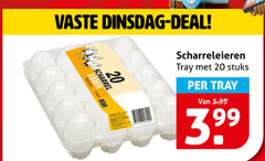  scharreleieren 20 vaste deal eieren scharrel tray stuks 