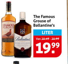  ballantines famous grouse whisky finest blended scotch liter 