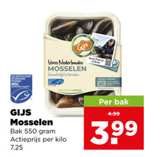  gijs mosselen gecertificeerd duurzame visseri www.msc.org verse nederlandse bereiden bak actieprijs kilo 