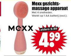  1 4 mexx gezichts massage apparaat snelheden aa batterij elders 
