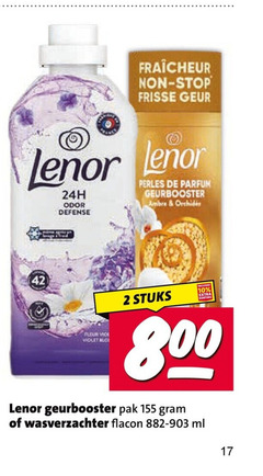 klik op dit plaatje voor een vergroting en voor vergelijkbare aanbiedingen gerelateerd aan
lenor wasverzachter 2 10 17 42 stop frisse geur odor defense flour perles parfum geurbooster ambre orchidee stuks pak flacon ml lenor wasverzachter 2 10 17 42 stop frisse geur odor defense flour perles parfum geurbooster ambre orchidee stuks pak flacon ml