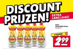  dubro afwasmiddel 2 10 discount lang laag super vet citroen fles ml geconcentreerd concentreer flessen 