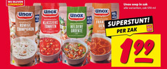  unox soep 10 romige champignon klassieke tomaten heldere groente rijk frans uien zak ml 