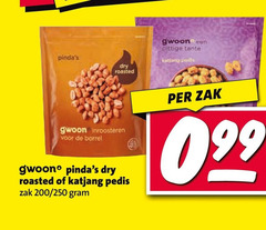  borrelnootjes dry roasted pittige tante katjang gwoon borrel pedis zak 200 250 