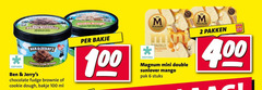  2 6 10 100 diepvries chocolate brownie fudge cookie dough bakje ml magnum mini double mango pak stuks pakken 