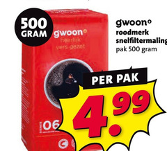  gwoon koffie 500 06 vers roodmerk snelfiltermaling pak 
