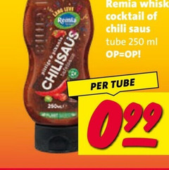  remia snacksaus 250 lang live chilisaus whisky cocktail chili saus tube ml 
