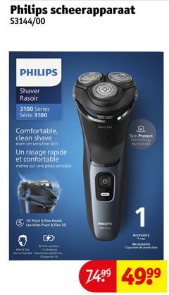 klik op dit plaatje voor een vergroting en voor vergelijkbare aanbiedingen gerelateerd aan
1 60 3100 philips scheerapparaat 00 shaver series clean shave sensitive skin rasage peau sensible wet dry protect technology technologie pivot flex heads les min sec humide charging charge accessory cap accessoire capuchon protection 1 60 3100 philips scheerapparaat 00 shaver series clean shave sensitive skin rasage peau sensible wet dry protect technology technologie pivot flex heads les min sec humide charging charge accessory cap accessoire capuchon protection