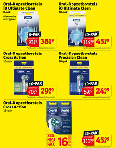  8 10 16 360 oral b opzetborstels ultimate clean pak online best technology for removal pack fa only clinically proven deep cross action pro fit advanced cleaning precision clinic re borstelharen reinigen gewone qui le les font pas mega 