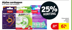  3 6 25 alpine oordoppen water safe tip l noise reduction earplugs enjoy music safety at quality high fidelity hearing protection sleepsoft good soft filter fit feel premium compact easy to clean perfectly and for all skin friendly aloe vera anti bacterial silver silicone paar 