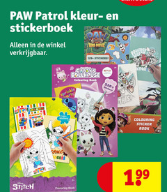  paw patrol kleur stickerboek dino movie stickers practice dollhouse colouring book sprinkle party netflix 100 this sticker stich stitch 