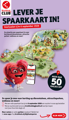  6 40 50 90 kruidvat club lever spaarkaart inwisselen wissel dierentuinen attractie parken wellness typhoon 11 26 zoek punten voordeel scan spaar spaaractie dagjes attractieparken volle voucher bestellen vouchercode kaartjes favoriete welke meedoen bekijk kruidvat.nl klik 