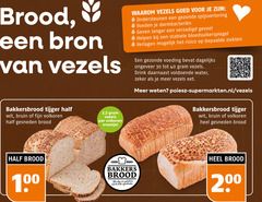 30 40 100 200 brood vezels bakkersbrood tijger wit bruin fijn volkoren gesneden 2 ondersteunen spijsvertering voeden langer verzadigd gevoel bloedsuikerspiegel verlagen ziekten voeding dagelijks drink water bakkers dag vers gebakken 