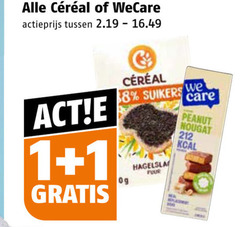  1 8 wecare actieprijs suikers puur care peanut nougat meal word 